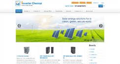 Desktop Screenshot of inverterchennai.com